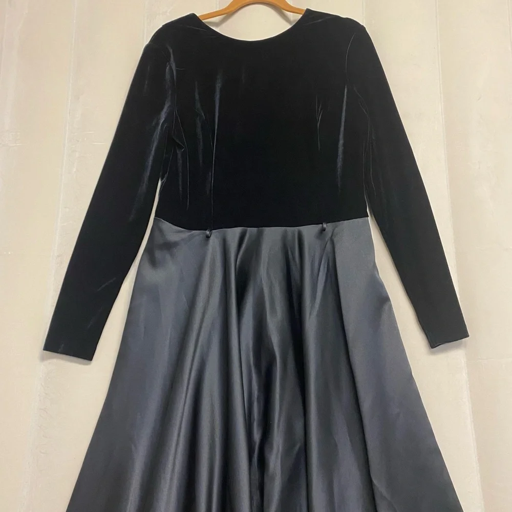 Vintage Scott McClintock Dress Size 16 Velvet Whimsigoth Formal Fairy Grunge